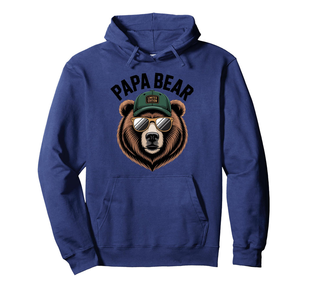 Strong Fathers Day Papa Bear Bear Hoodie - Fun Novelty Design Unisex - T-Shirt, Sweatshirt, Hoodie