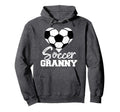 Soccer Granny Heart Funny Heartfelt Love Hoodie - Graphic Print Unisex - T-Shirt, Sweatshirt, Hoodie