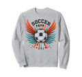 Soccer Papa Family Matching Dad Sweatshirt - Unique Graphic for Adults - T-Shirt, Sweatshirt, Hoodie