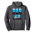 Fathers Day Dad Twins Overachiever Hoodie - Casual Everyday Wear Unisex - T-Shirt, Sweatshirt, Hoodie