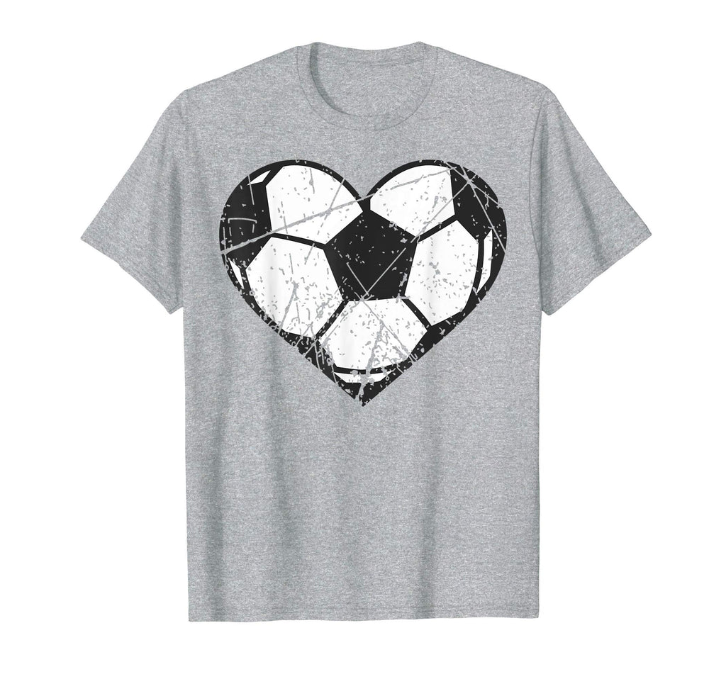 Soccer Ball Heart Valentines Day T-Shirt - Unique Graphic Men Women - T-Shirt, Sweatshirt, Hoodie