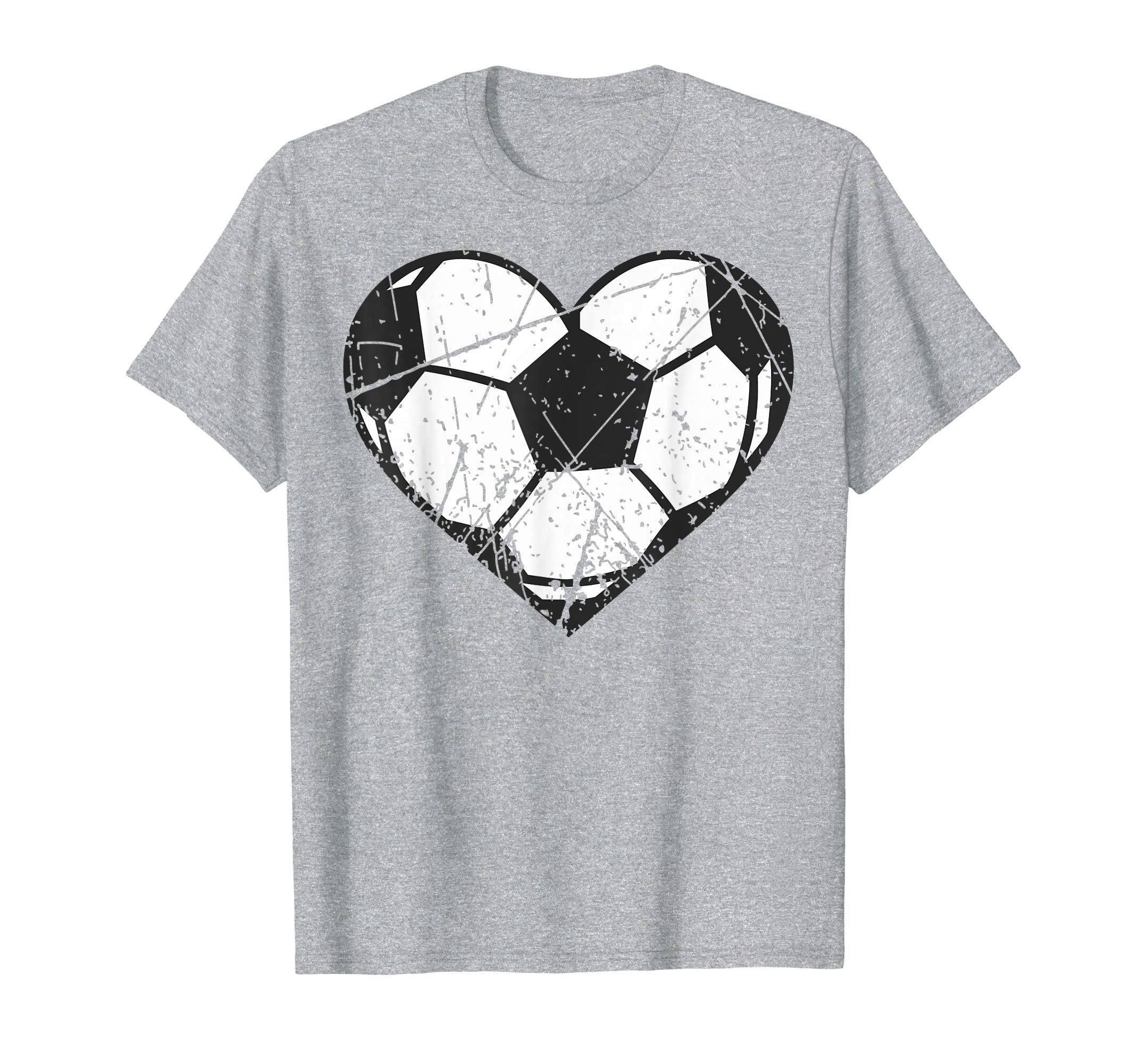 Soccer Ball Heart Valentines Day T-Shirt - Unique Graphic Men Women - T-Shirt, Sweatshirt, Hoodie