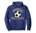 Soccer Ball Distressed Trending Grandpa Hoodie - Unique Graphic for Adults - T-Shirt, Sweatshirt, Hoodie