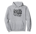 Livin That Soccer Mom Life Funny Sports Hoodie - Trendy Graphic Unisex - T-Shirt, Sweatshirt, Hoodie