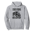 Trucker Driving Dad Trucker Father Hoodie - Fun Novelty Design Men Women - T-Shirt, Sweatshirt, Hoodie