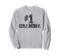 1 Grandpa Number One Sweatshirt - Graphic Print Unisex - T-Shirt, Sweatshirt, Hoodie