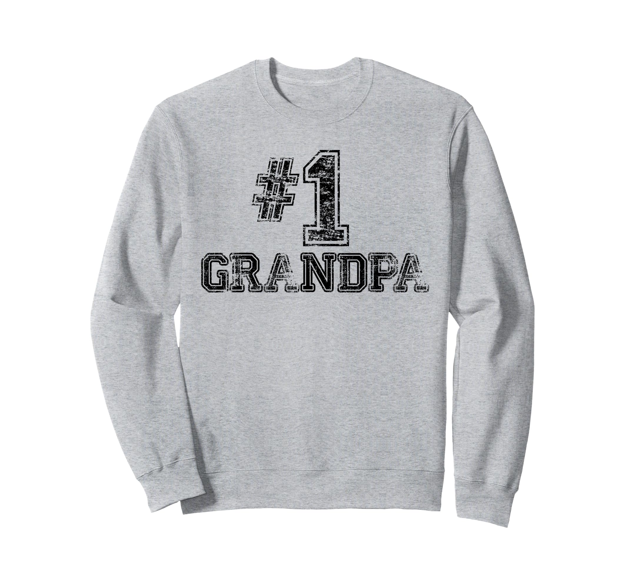 1 Grandpa Number One Sweatshirt - Graphic Print Unisex - T-Shirt, Sweatshirt, Hoodie