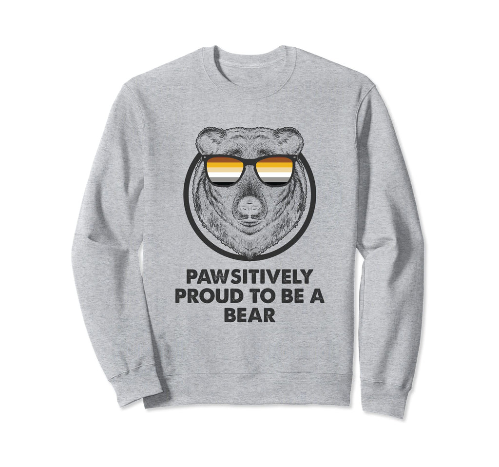 Lgbtq Papa Mens Bear Gay Pride Month Sweatshirt - Custom Art Print Unisex - T-Shirt, Sweatshirt, Hoodie