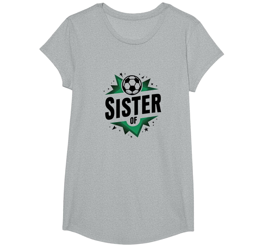 Soccer Sister Player Sporty Sibling T-Shirt - Minimalist Print Men Women - T-Shirt, Sweatshirt, Hoodie