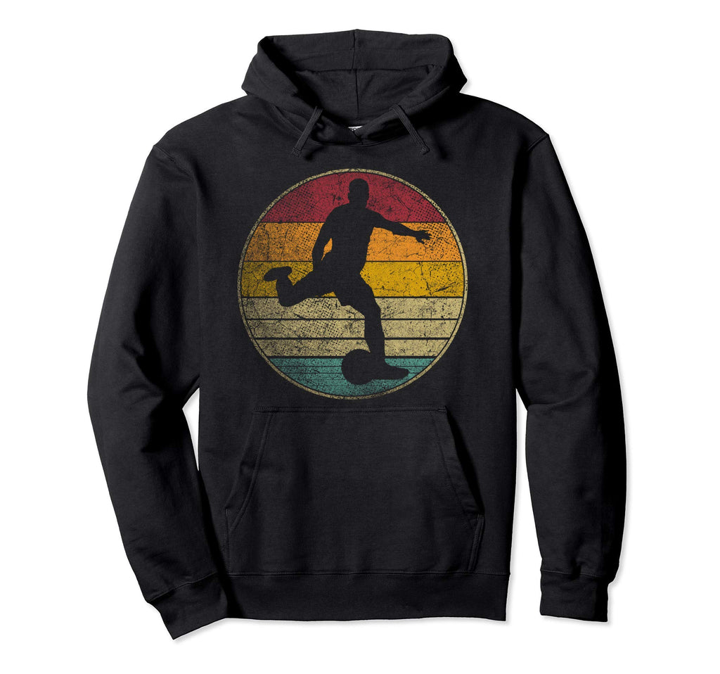 Soccer Distressed Silhouette Hoodie - Aesthetic Graphic Unisex - T-Shirt, Sweatshirt, Hoodie