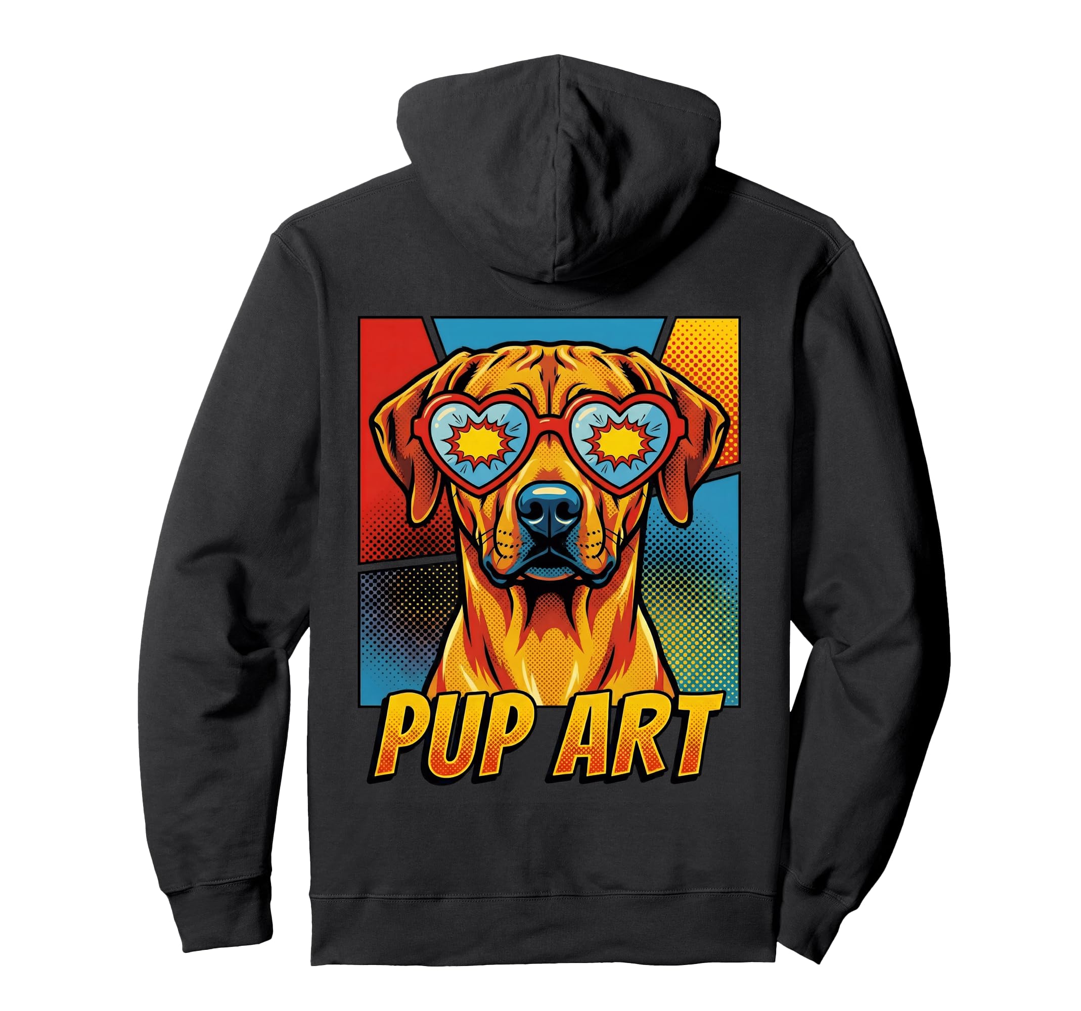 Rhodesian Ridgeback Pop Art Dog Comic Hoodie - Fun Novelty Design Unisex - T-Shirt, Sweatshirt, Hoodie