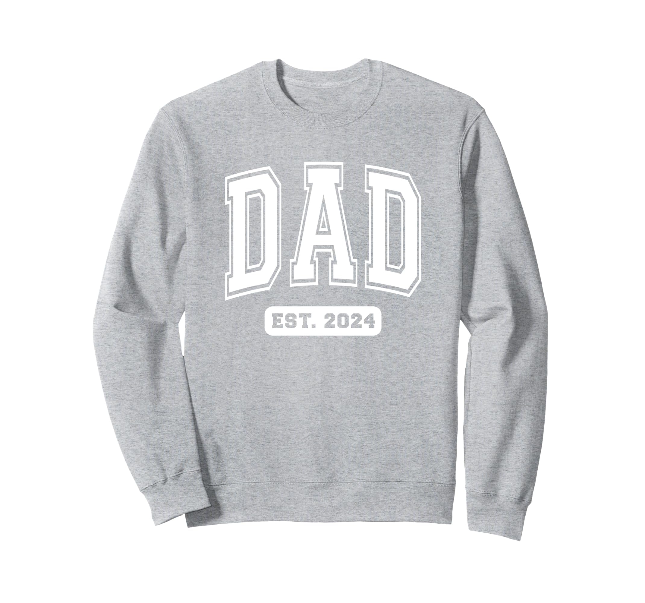Dad Est 2024 Collegiate Sport Sweatshirt - Unique Graphic Unisex - T-Shirt, Sweatshirt, Hoodie