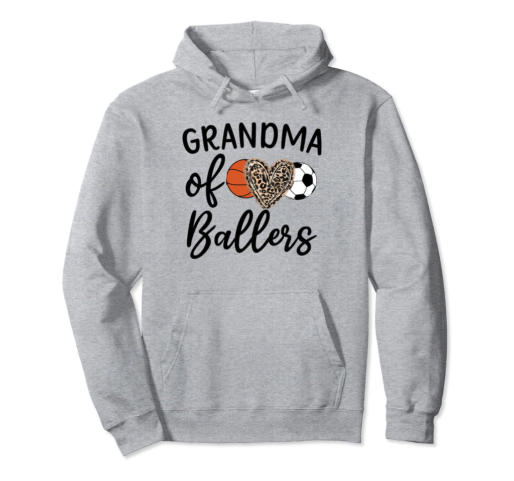 Grandma Ballers Grandma Both Hoodie - Fun Novelty Design Unisex - T-Shirt, Sweatshirt, Hoodie