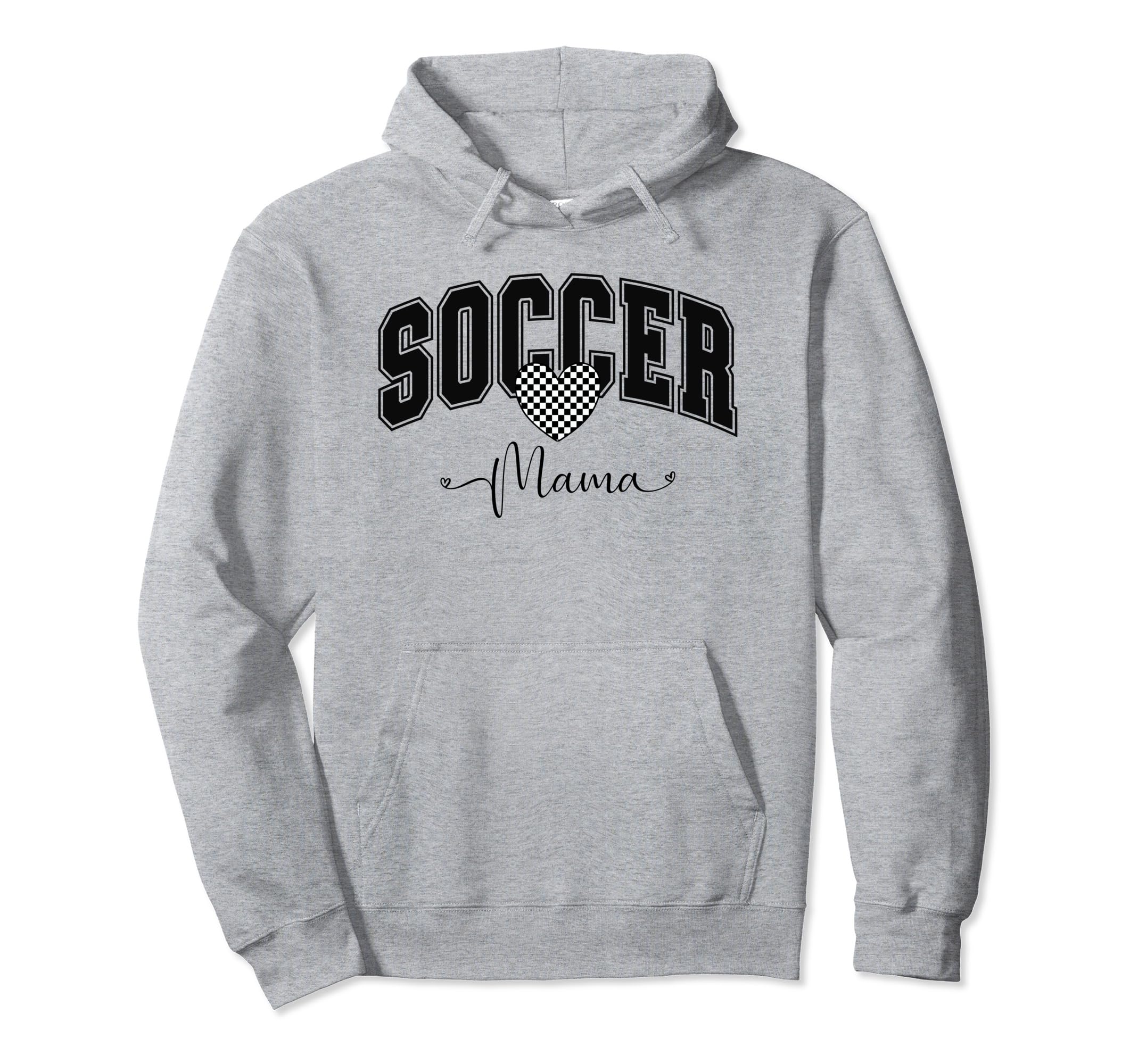 Soccer Mama Team Mom Athlete Mom Soccer Hoodie - Unique Graphic Unisex - T-Shirt, Sweatshirt, Hoodie