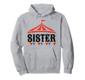 Circus Sister Birthday Carnival Hoodie - Aesthetic Graphic for Adults - T-Shirt, Sweatshirt, Hoodie