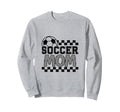 Soccer Mom Checker Checkered Sweatshirt - Minimalist Print for Adults - T-Shirt, Sweatshirt, Hoodie