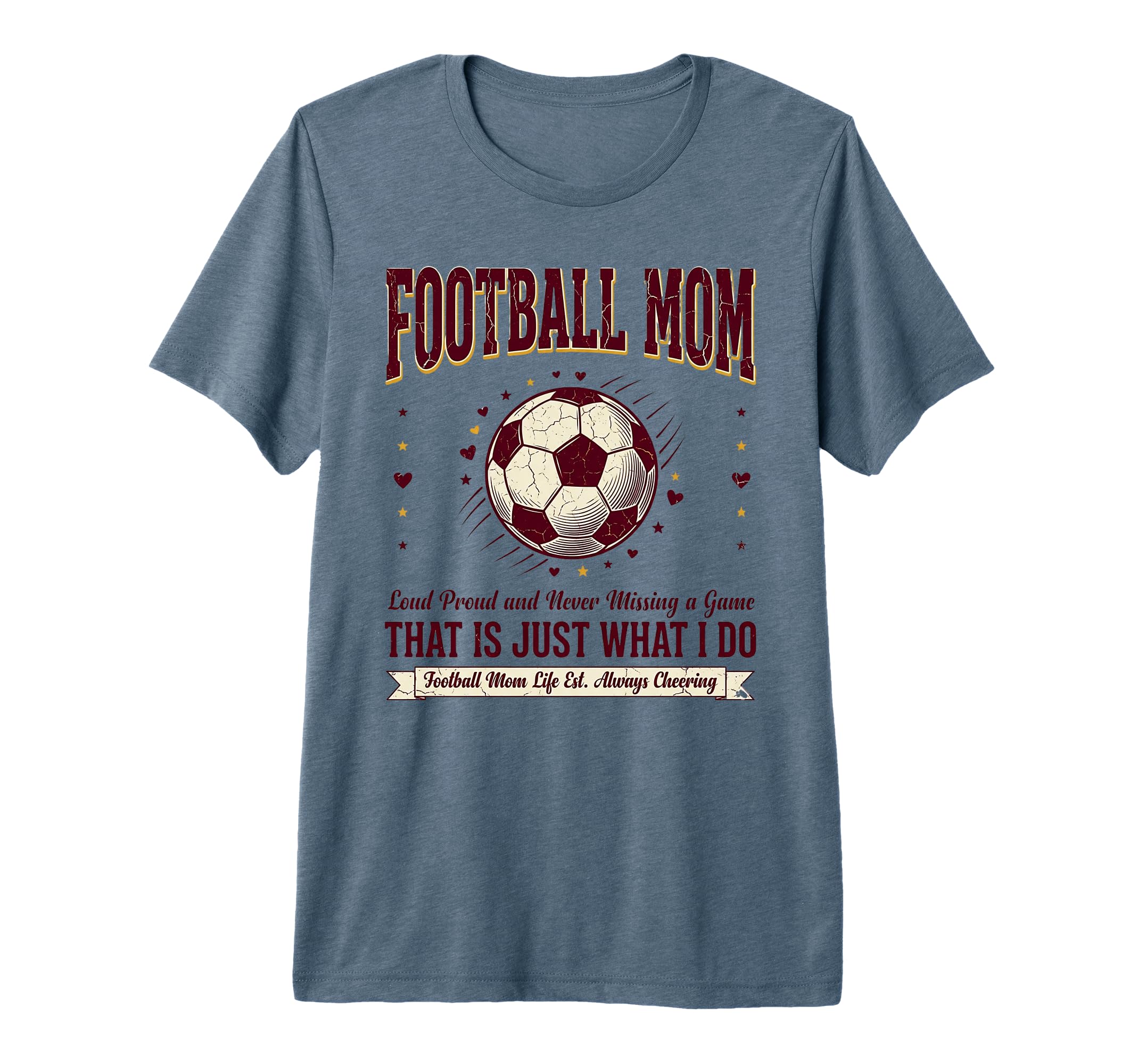 Football Mom Gift Funny Soccer Mom T-Shirt - Unique Graphic for Adults - T-Shirt, Sweatshirt, Hoodie