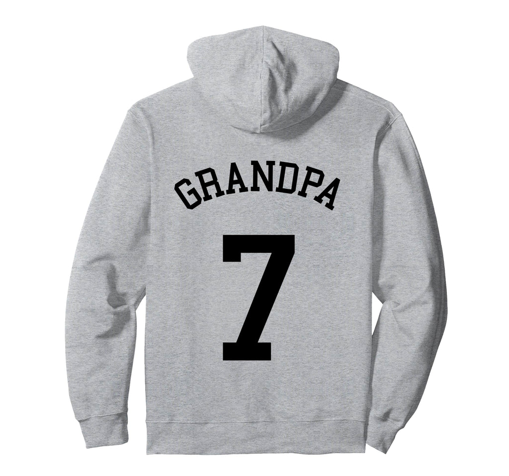 Grandpa Team 7 Football Pop Soccer Hoodie - Minimalist Print for Adults - T-Shirt, Sweatshirt, Hoodie
