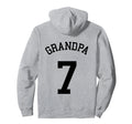 Grandpa Team 7 Football Pop Soccer Hoodie - Minimalist Print for Adults - T-Shirt, Sweatshirt, Hoodie