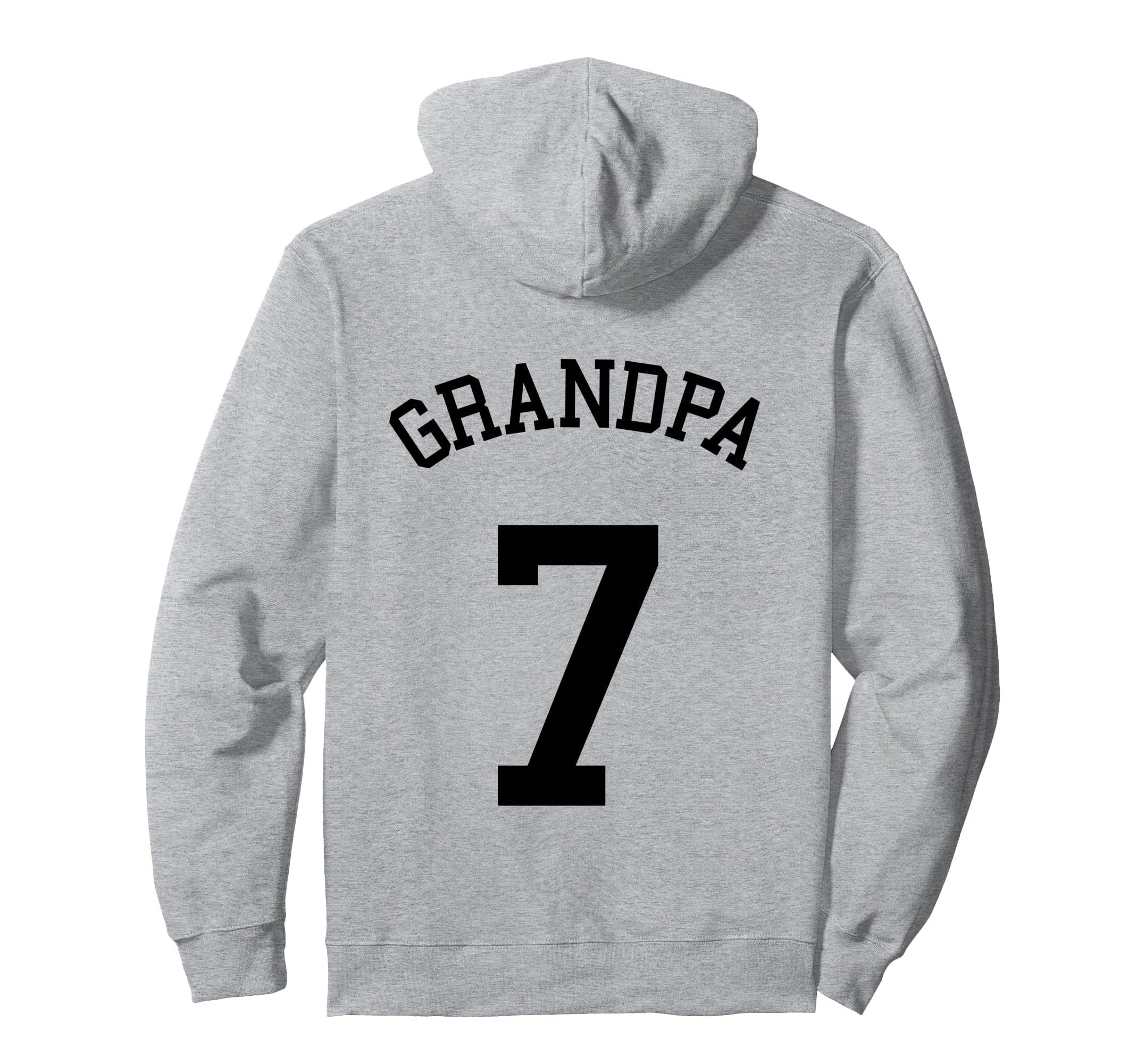 Grandpa Team 7 Football Pop Soccer Hoodie - Minimalist Print for Adults - T-Shirt, Sweatshirt, Hoodie