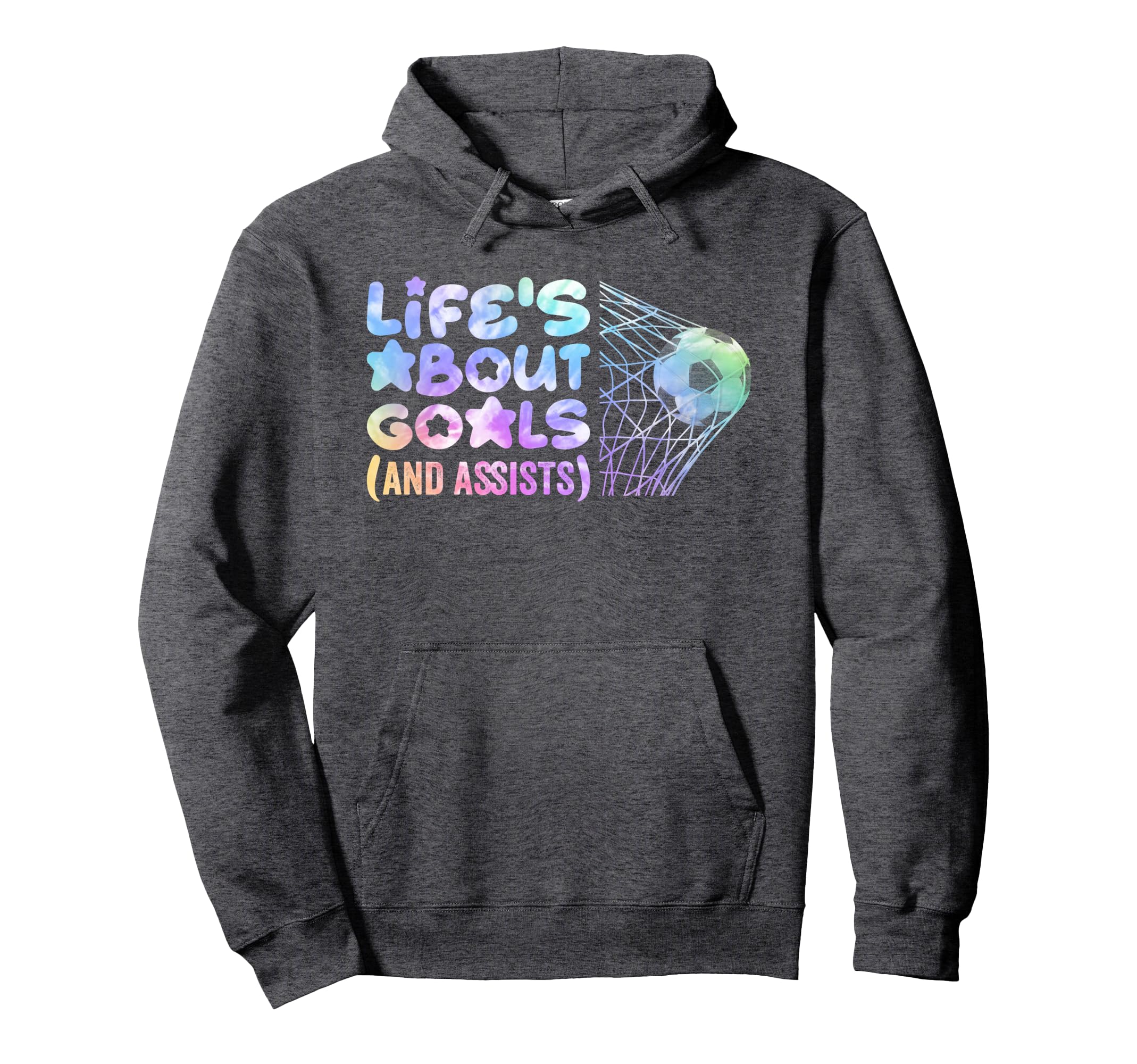 Soccer Life Is About Goals Assists Funny Hoodie - Custom Art Print Unisex - T-Shirt, Sweatshirt, Hoodie