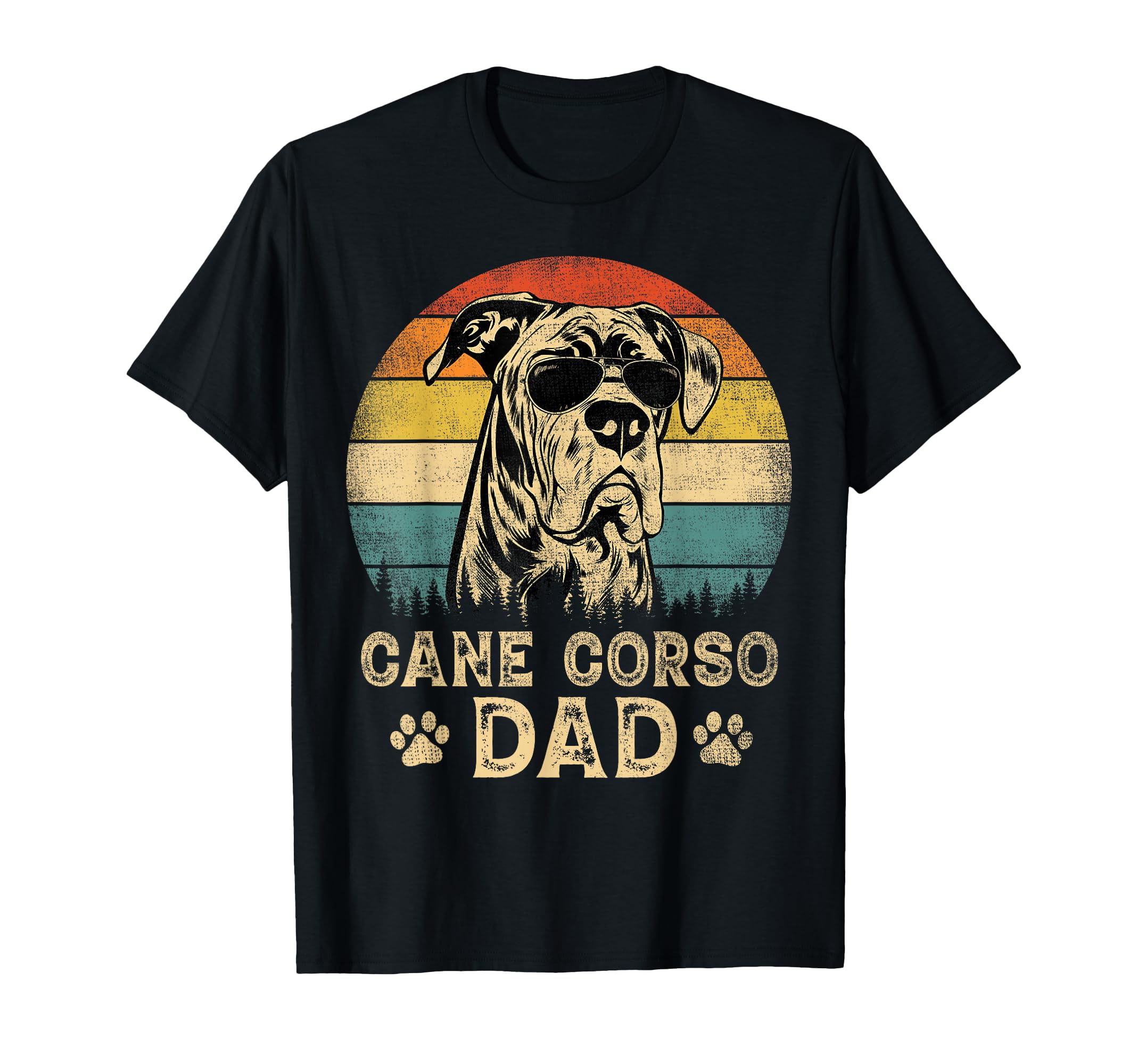 Cane Corso Dad Dog Lovers Fathers Day T-Shirt - Minimalist Print Men Women - T-Shirt, Sweatshirt, Hoodie