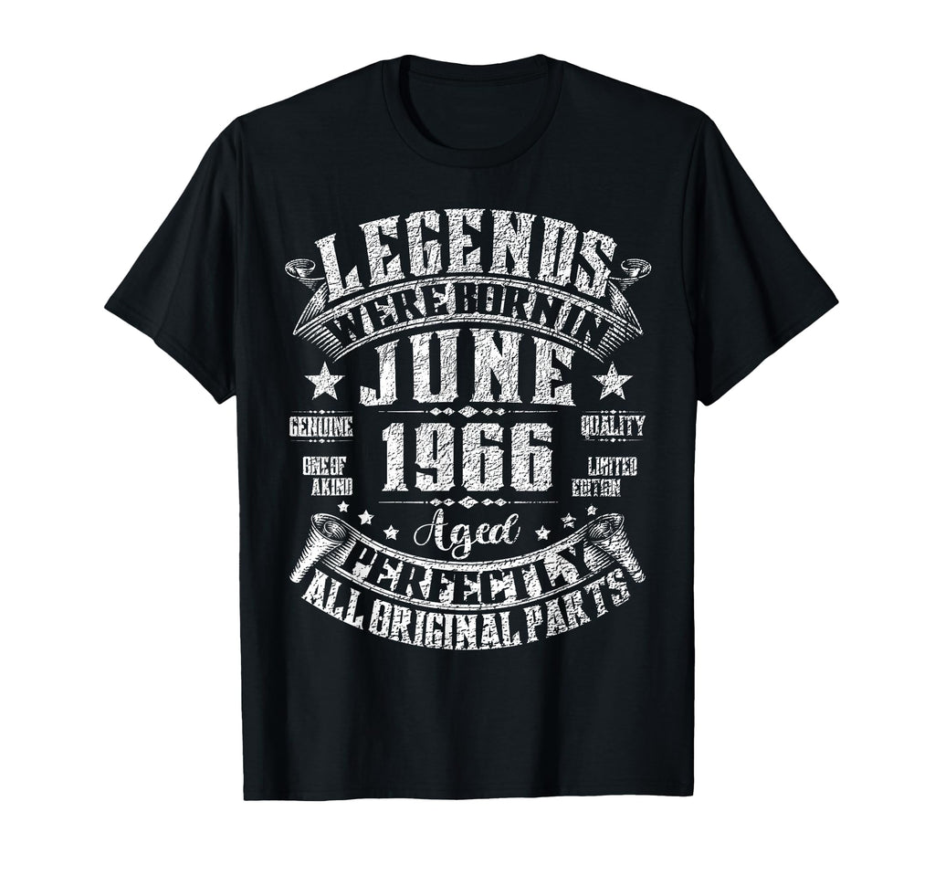 60 Year Old Legend Since June 1966 T-Shirt - Custom Art Print for Adults - T-Shirt, Sweatshirt, Hoodie