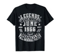 60 Year Old Legend Since June 1966 T-Shirt - Custom Art Print for Adults - T-Shirt, Sweatshirt, Hoodie