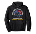 Trucker Dad Fathers Day Father Husband Hoodie - Novelty Apparel Men Women - T-Shirt, Sweatshirt, Hoodie