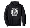 Christian Trucker Truckin Jesus Hoodie - Fun Novelty Design Men Women - T-Shirt, Sweatshirt, Hoodie