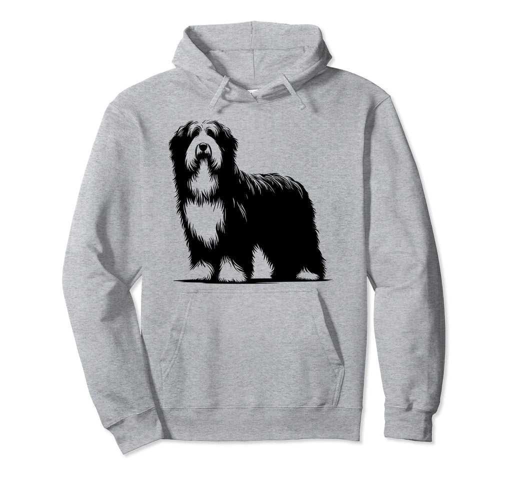 Dog Dad Mom Lover Monochromatic Hoodie - Minimalist Print for Adults - T-Shirt, Sweatshirt, Hoodie