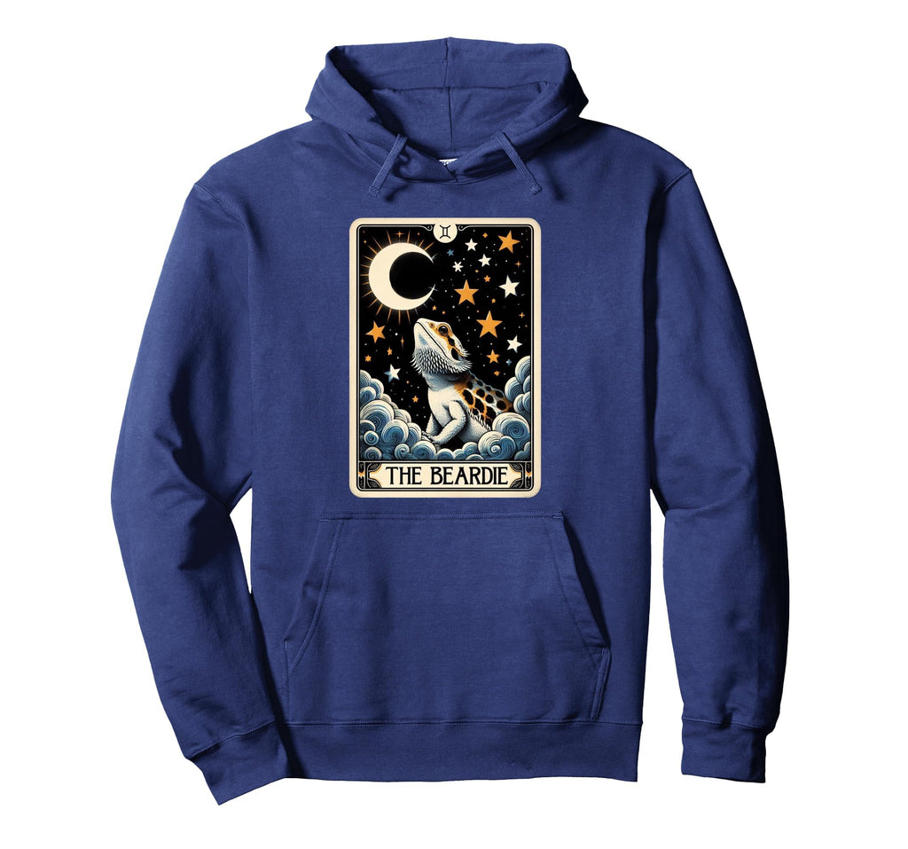Bearded Dragon Tarot Card Beardie Mom Hoodie - Unique Graphic Men Women - T-Shirt, Sweatshirt, Hoodie