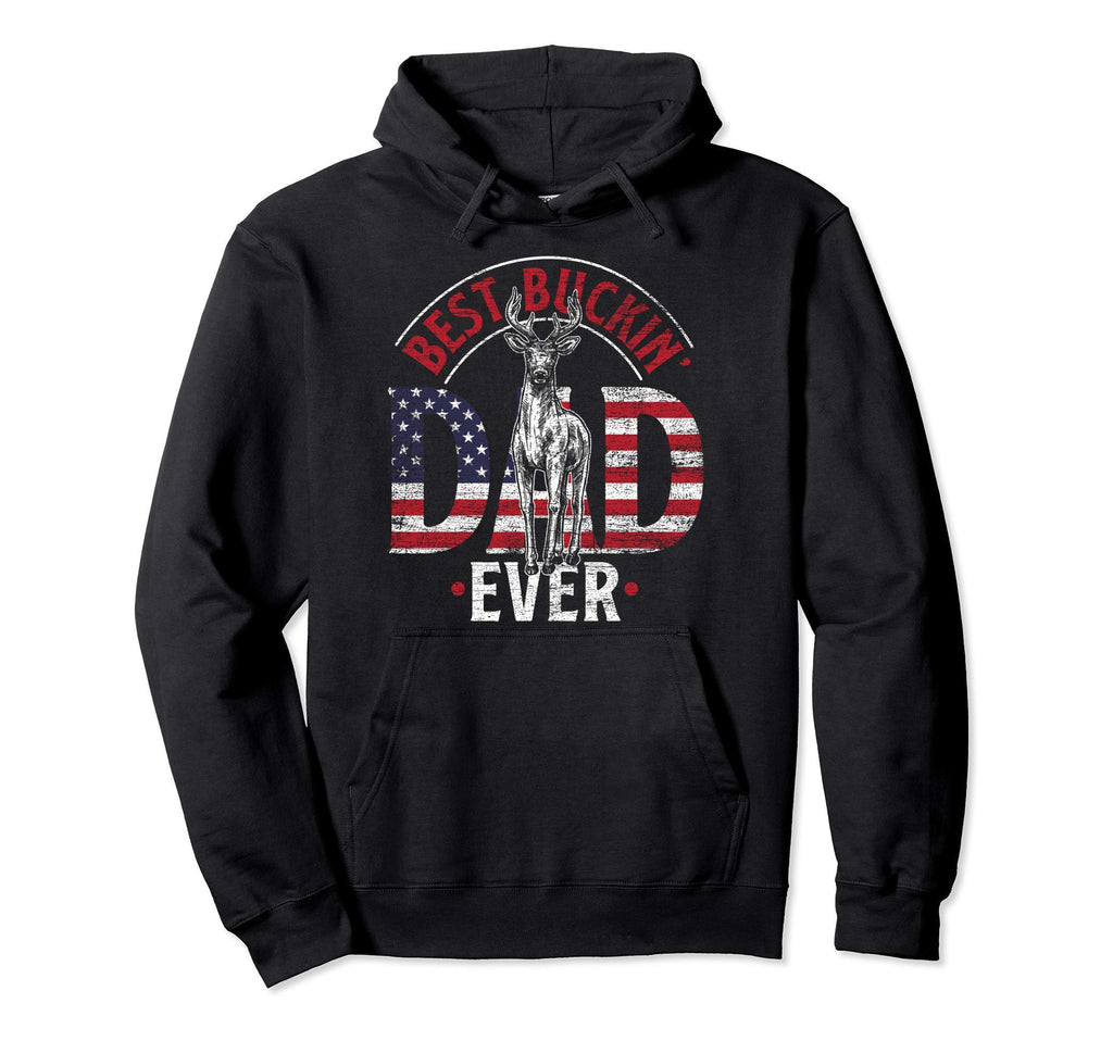 Usa Flag Fathers Day Gift Hunter Dad Hoodie - Trendy Graphic for Adults - T-Shirt, Sweatshirt, Hoodie