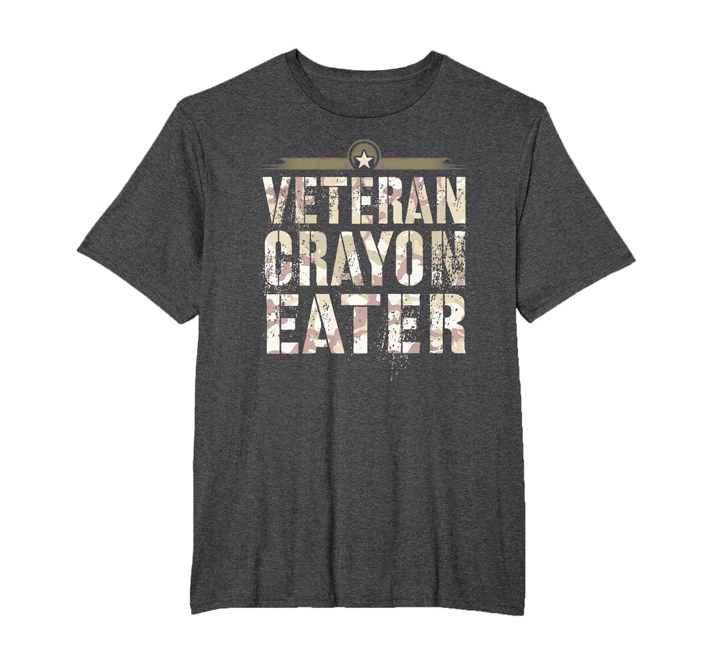 Funny Veteran Crayon Eater Grunt T-Shirt - Novelty Apparel Men Women - T-Shirt, Sweatshirt, Hoodie