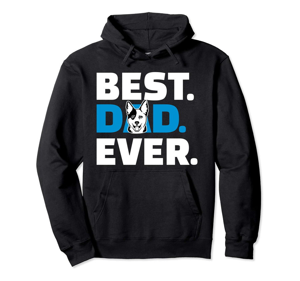 Australian Cattle Dog Dad Hoodie - Minimalist Print for Adults - T-Shirt, Sweatshirt, Hoodie