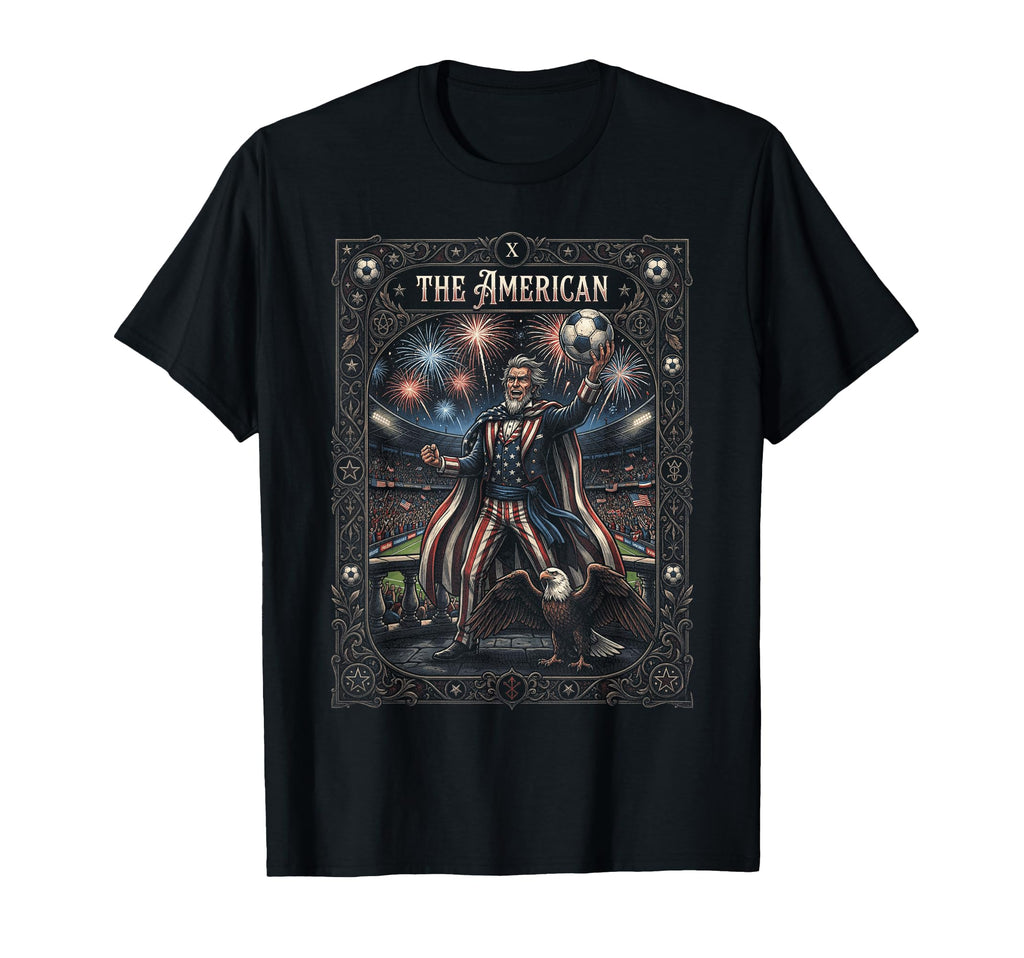 American Uncle Sam Soccer Eagle T-Shirt - Novelty Apparel Unisex - T-Shirt, Sweatshirt, Hoodie
