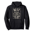 Best Bearded Beer Lovin Cat Dad Ever Hoodie - Minimalist Print Men Women - T-Shirt, Sweatshirt, Hoodie