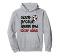 Crazy Proud Loud Soccer Nana Soccer Hoodie - Minimalist Print for Adults - T-Shirt, Sweatshirt, Hoodie