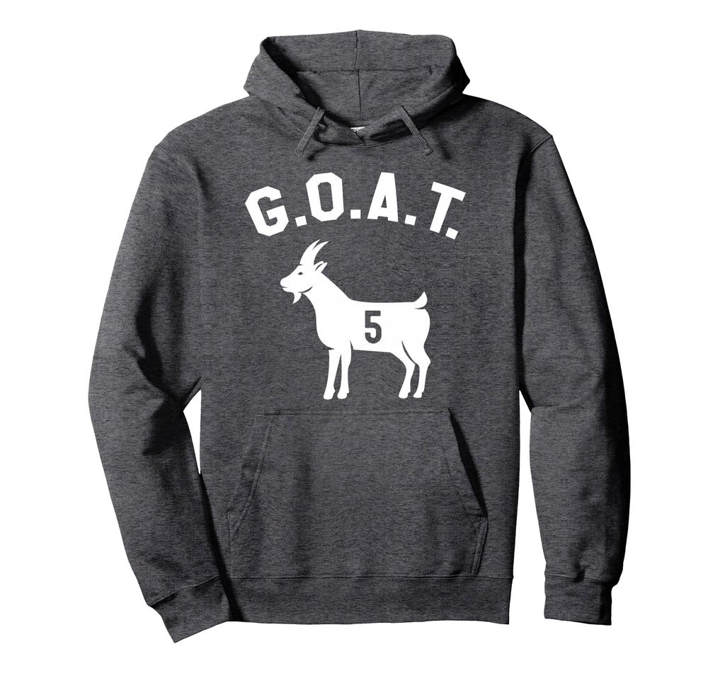 Goat Number 5 Greatest All Time Dad Hoodie - Minimalist Print for Adults - T-Shirt, Sweatshirt, Hoodie