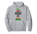Soccer Elf Family Group Matching Elf Hoodie - Custom Art Print for Adults - T-Shirt, Sweatshirt, Hoodie