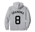 Grandma 8 Football Nan Soccer Team Hoodie - Casual Everyday Wear Men Women - T-Shirt, Sweatshirt, Hoodie