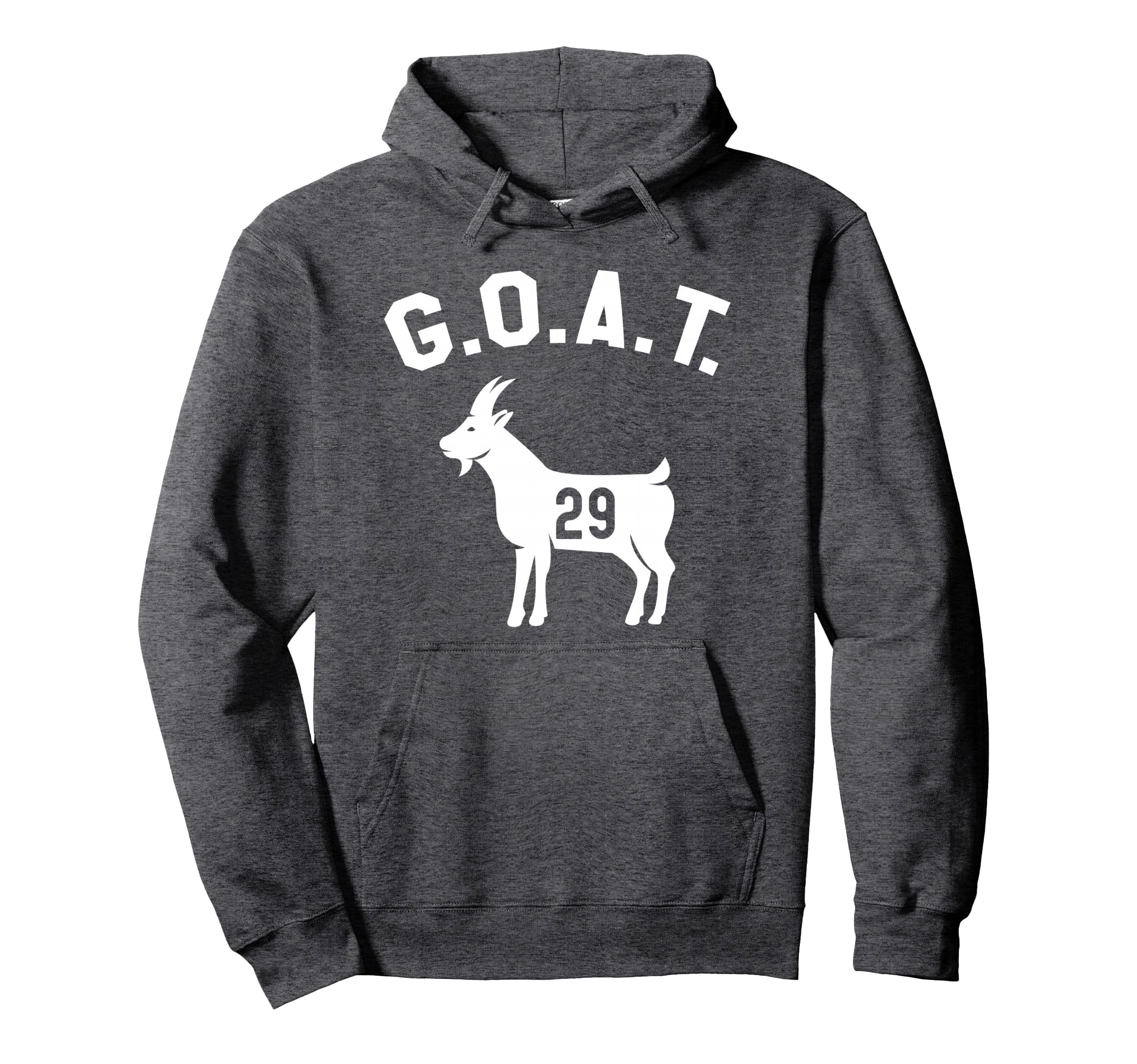 Goat Number 29 Greatest All Time Dad Hoodie - Custom Art Print for Adults - T-Shirt, Sweatshirt, Hoodie