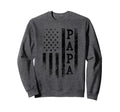 Papa Patriotic American Usa Flag Sweatshirt - Trendy Graphic Men Women - T-Shirt, Sweatshirt, Hoodie