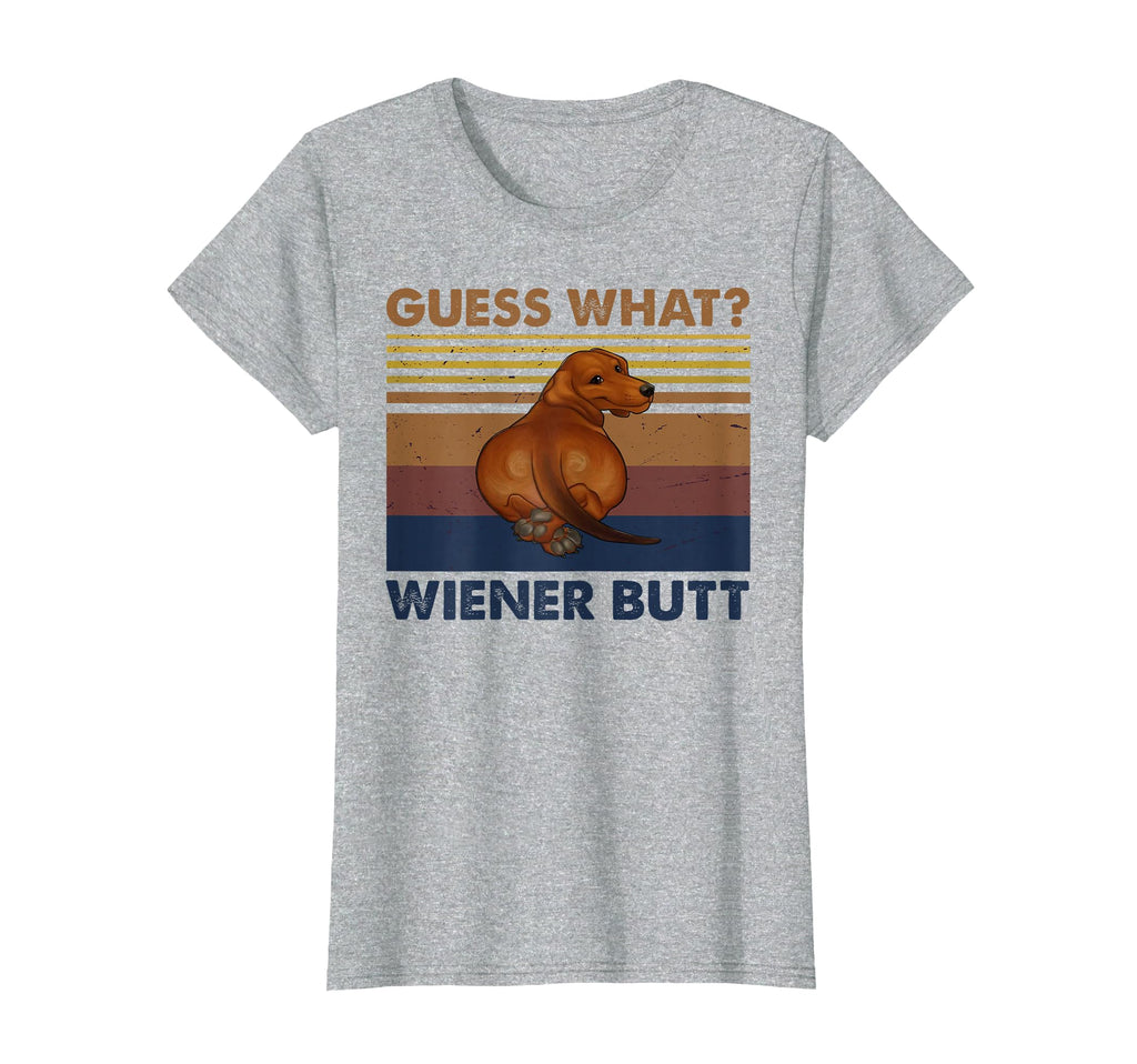 Wiener Butt Dog Guess What Wiener Butt T-Shirt - Minimalist Print Unisex - T-Shirt, Sweatshirt, Hoodie