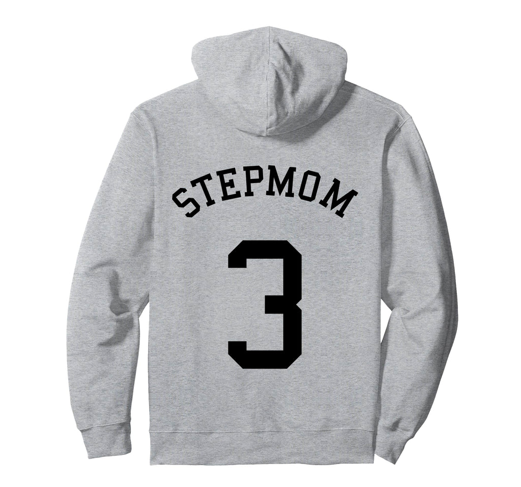 Stepmom Team No 3 Soccer Baseball Hoodie - Minimalist Print Men Women - T-Shirt, Sweatshirt, Hoodie