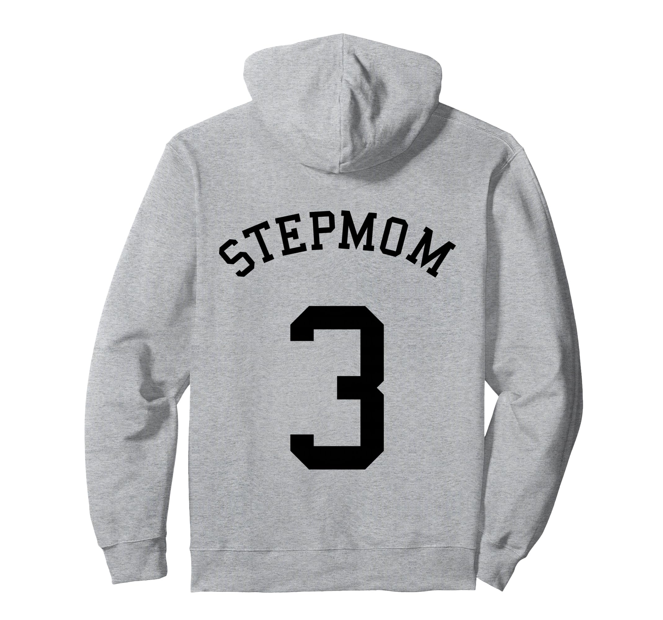 Stepmom Team No 3 Soccer Baseball Hoodie - Minimalist Print Men Women - T-Shirt, Sweatshirt, Hoodie