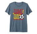 Game Day Soccer Season Red Gold Yellow T-Shirt - Unique Graphic Men Women - T-Shirt, Sweatshirt, Hoodie