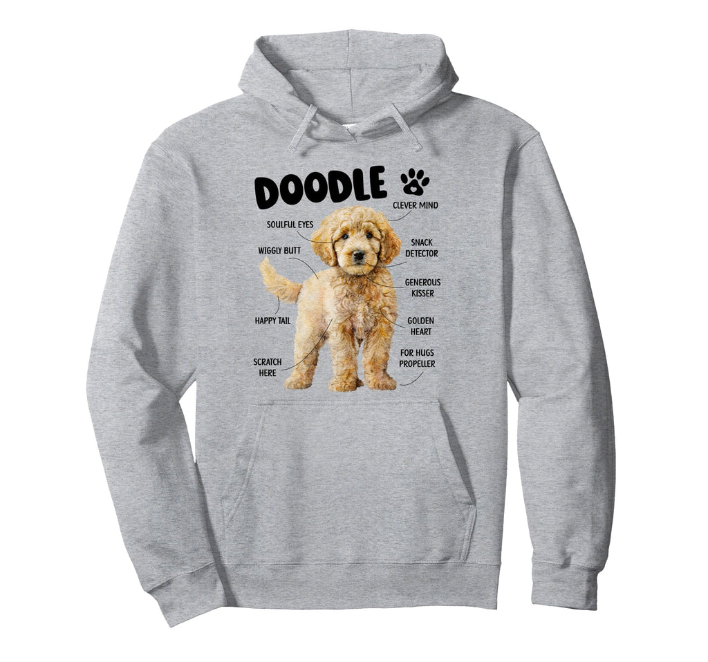 Doodle Dog Goldendoodle Lover Doodle Hoodie - Novelty Apparel for Adults - T-Shirt, Sweatshirt, Hoodie