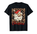 Merry Leopard Santa Hat Cheetah Pajamas T-Shirt - Graphic Print Unisex - T-Shirt, Sweatshirt, Hoodie