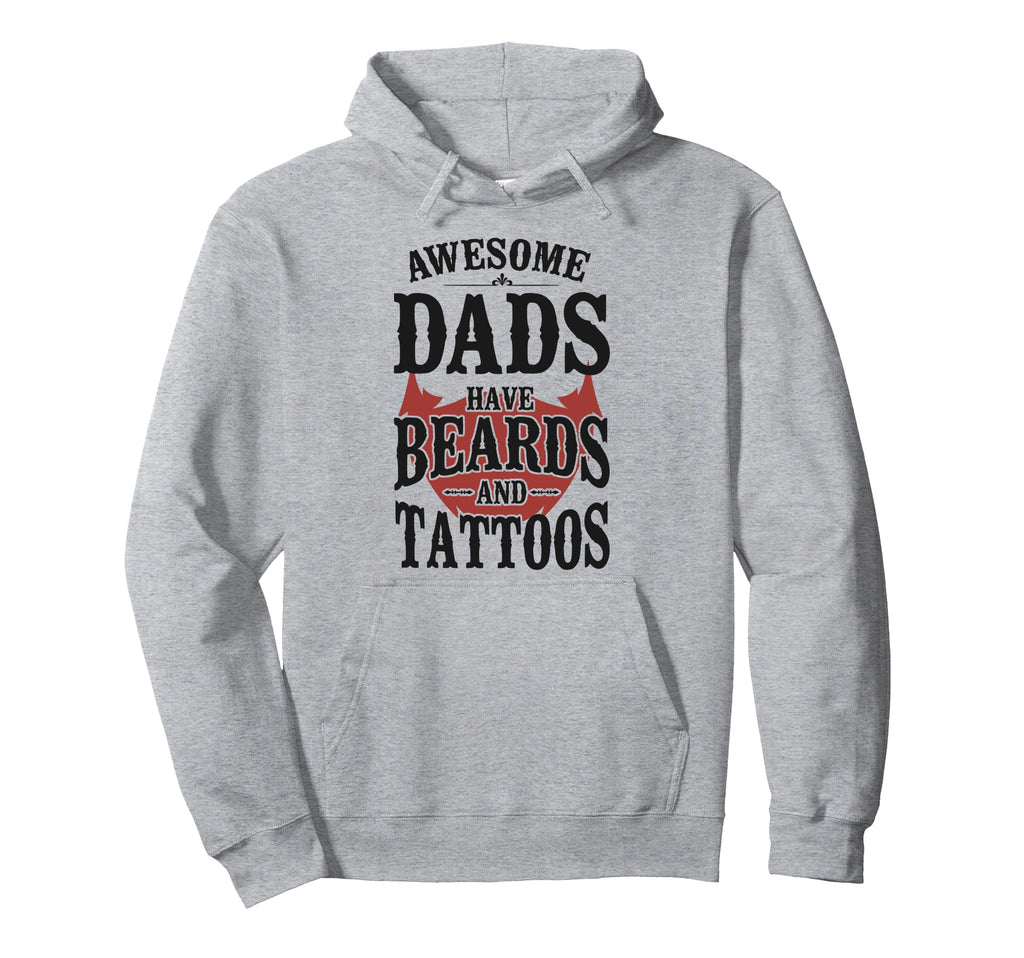 Beard Lover Bearded Dad Awesome Dads Have Hoodie - Graphic Print Men Women - T-Shirt, Sweatshirt, Hoodie